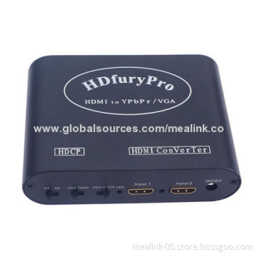 HDFURY Pro-HDMI to VGA + YPbPr + Audio Converter, Plug-and-play FunctionNew